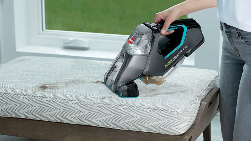Using a Portable Carpet Cleaner