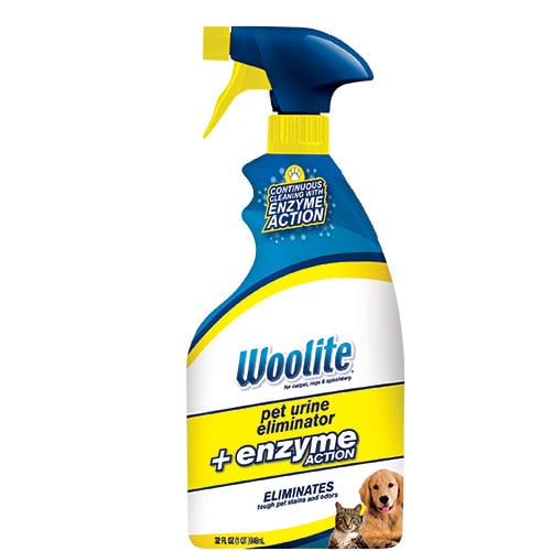 Woolite pet urine eliminator enzyme clearance