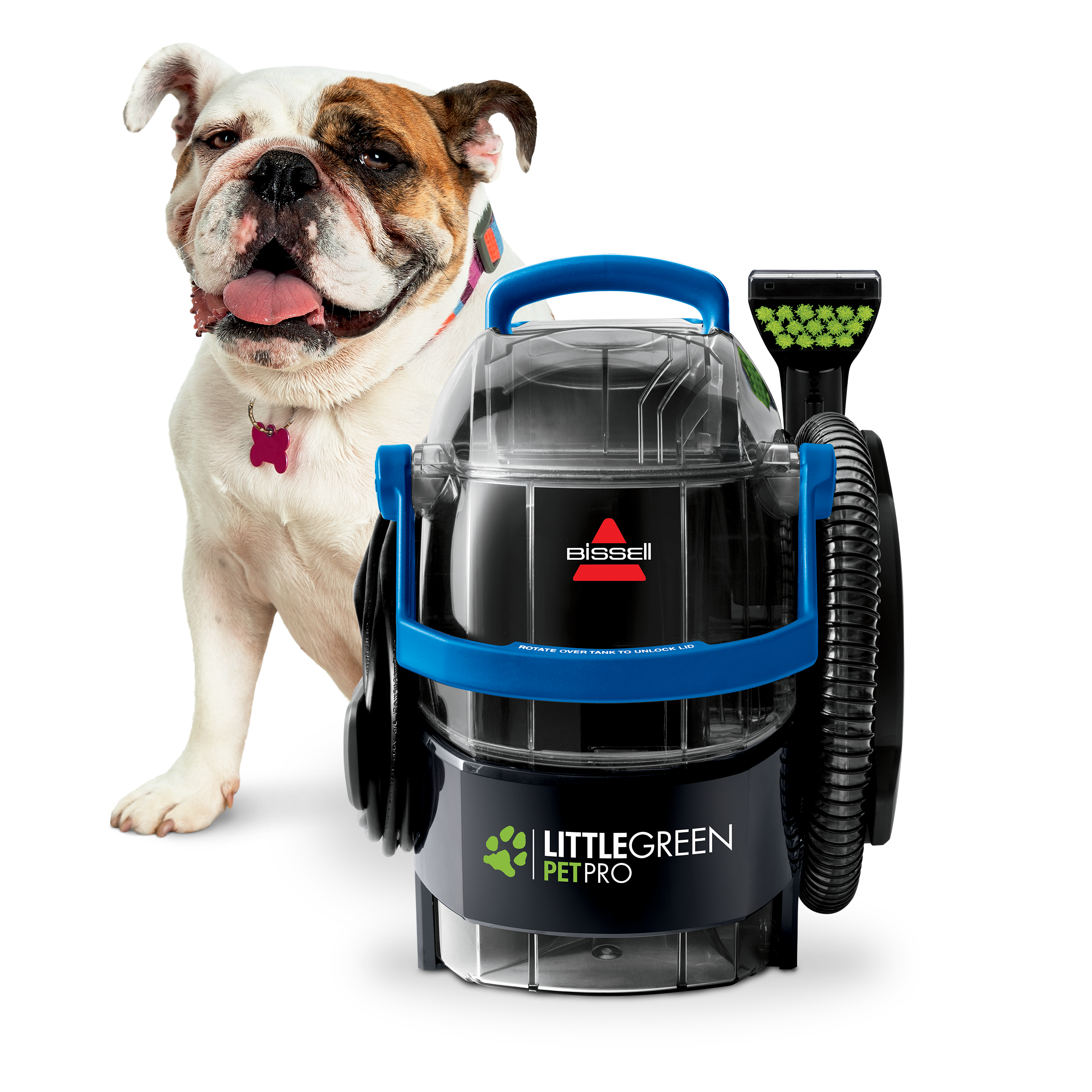 BISSELL Little Green® Pet Pro Portable Carpet Cleaner
with Dog