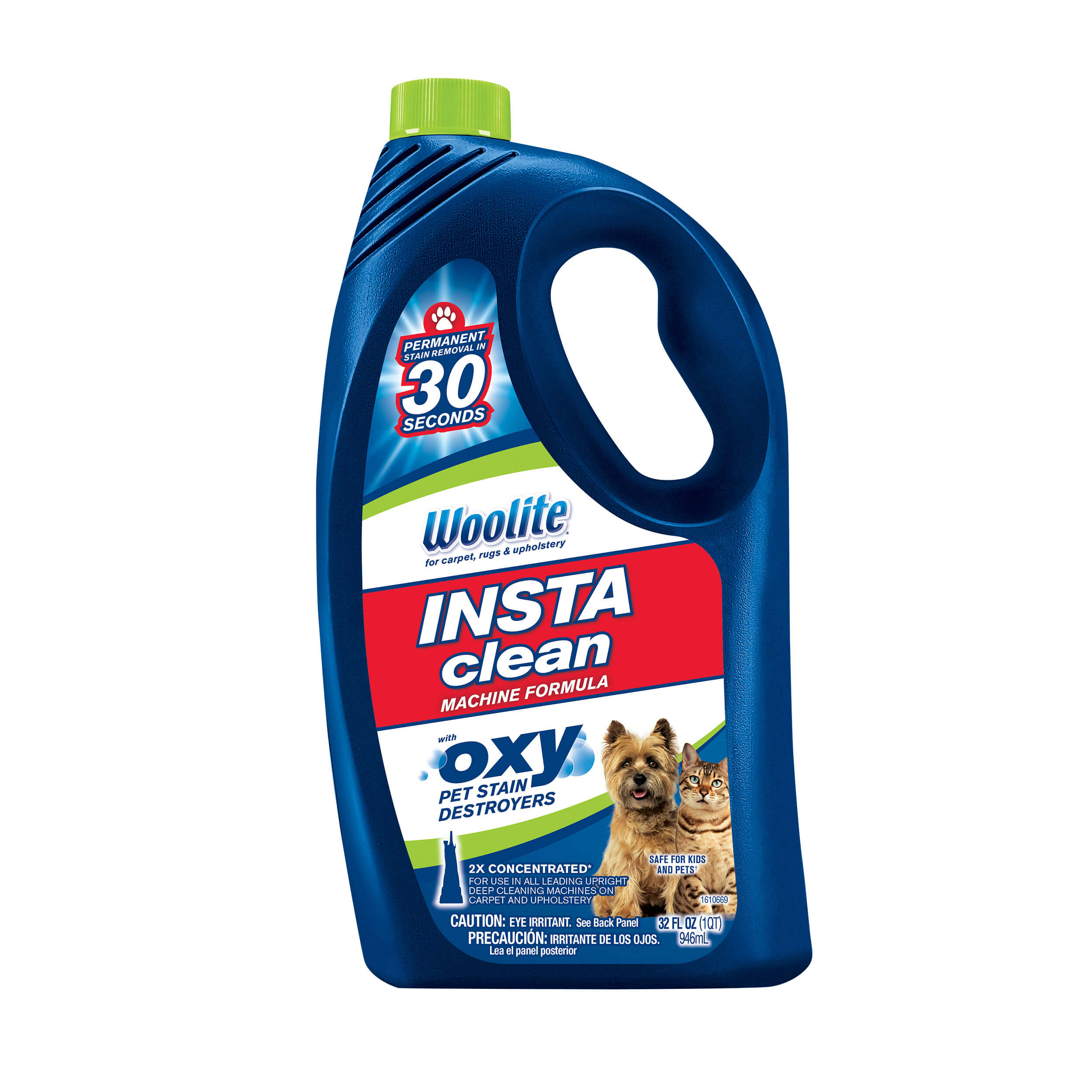 Woolite Carpet & Upholstery Cleaner, Pet Stain & Odor Remover + Oxygen, 22  fl oz (1 pt 6 oz) 650 ml