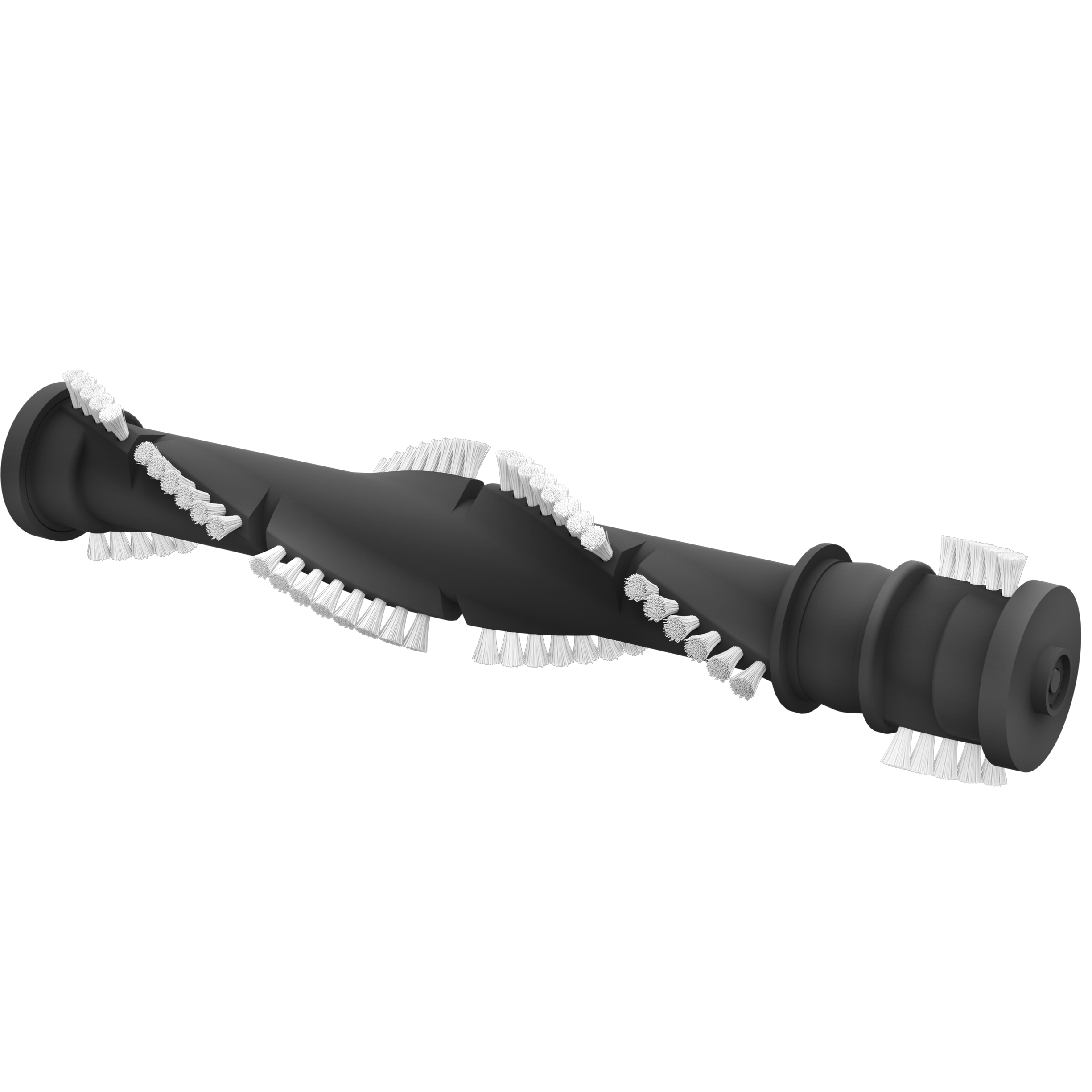 Brush Roll - Black with White Bristles | Black/White Bristles | 1636003