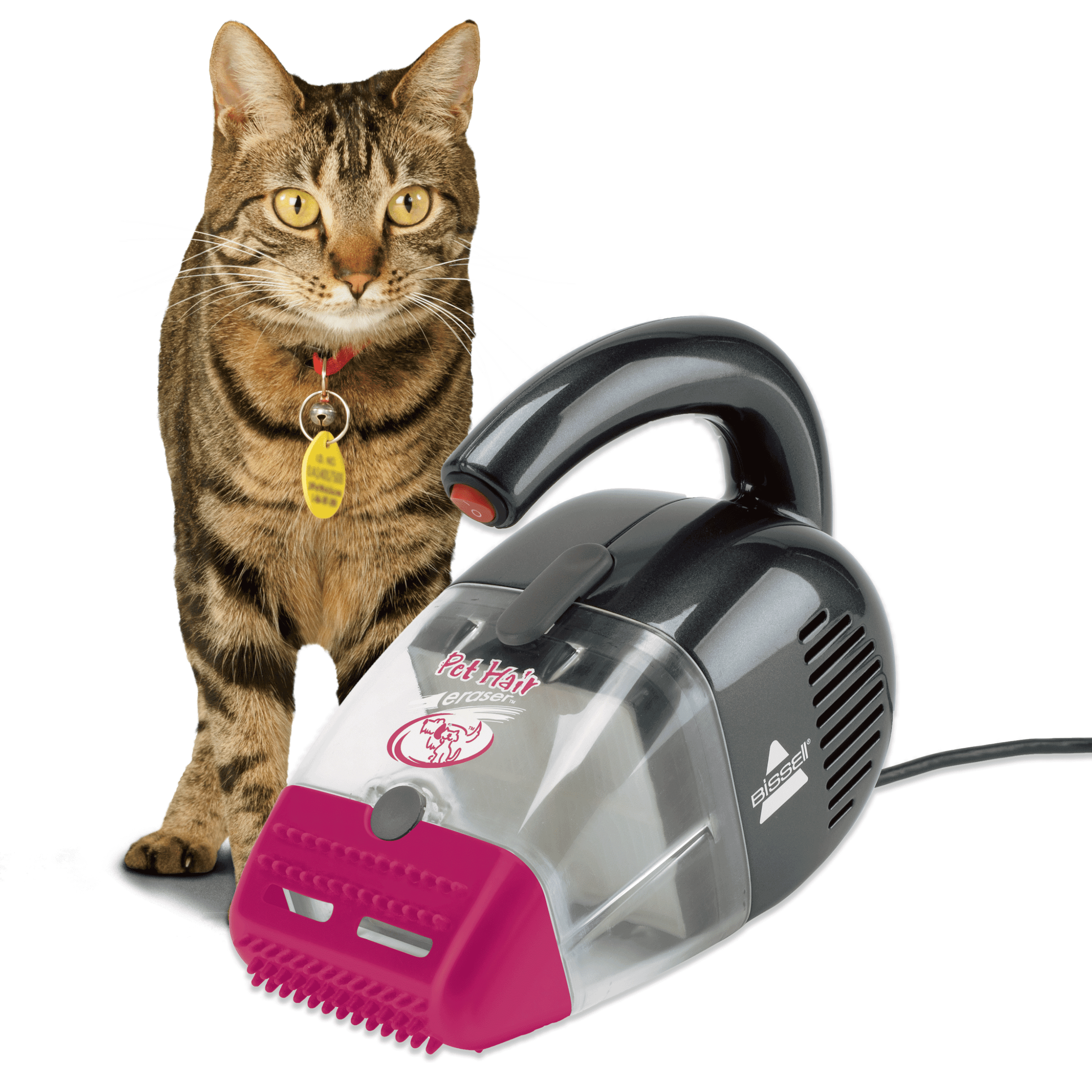 Pet Hair Eraser Corded Handheld Vacuum with cat
