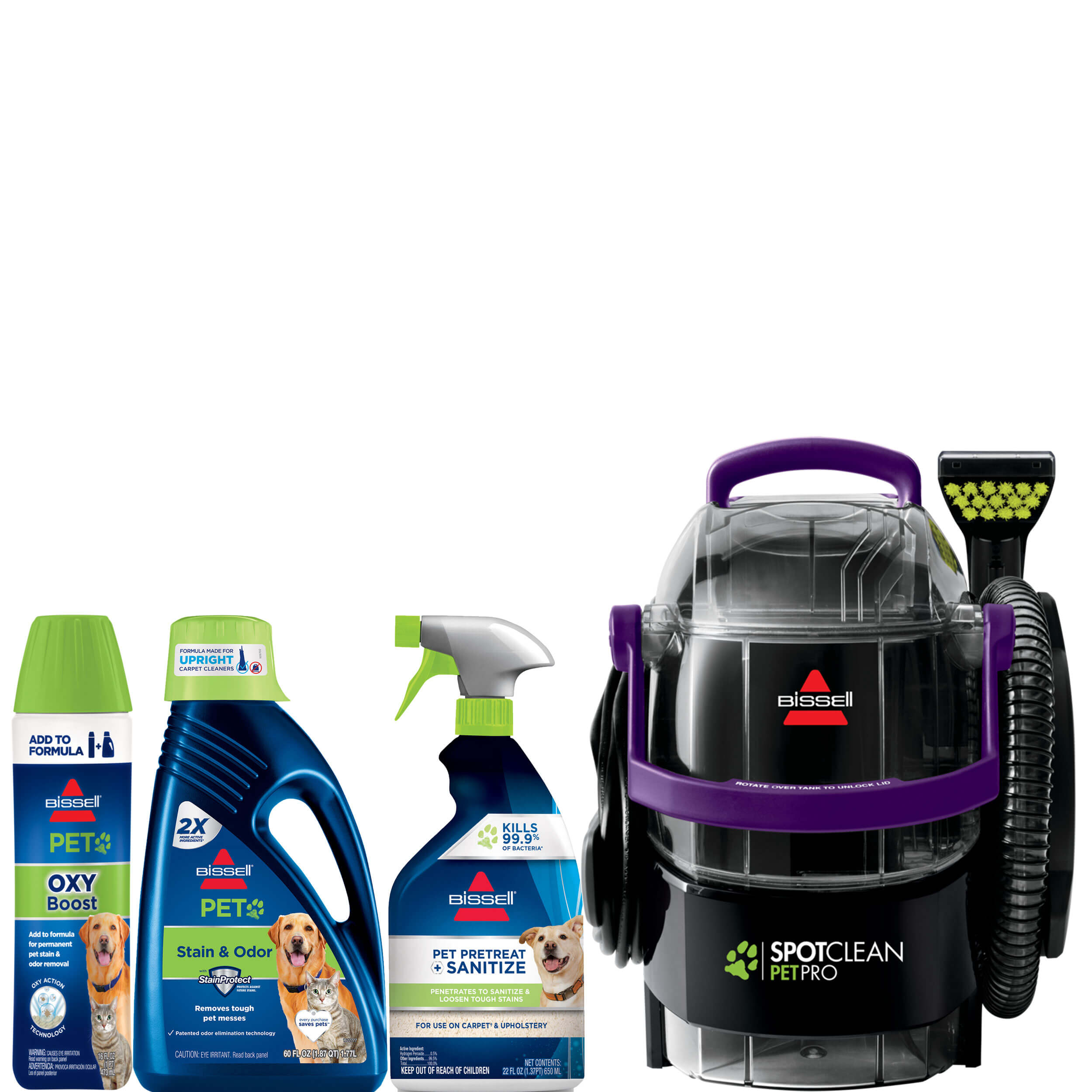 SpotClean Pet® Pro Pet Stain Removal Bundle B0171 | BISSELL