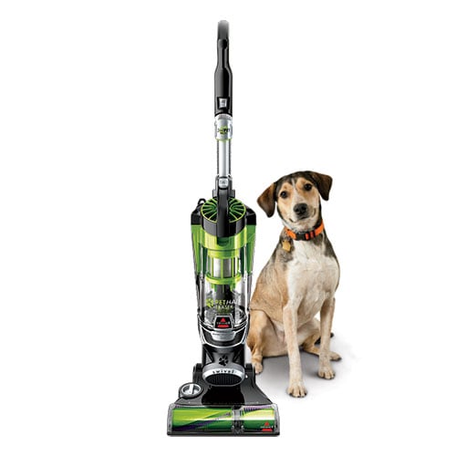 Pet Hair Eraser vacuum 1650 with dog