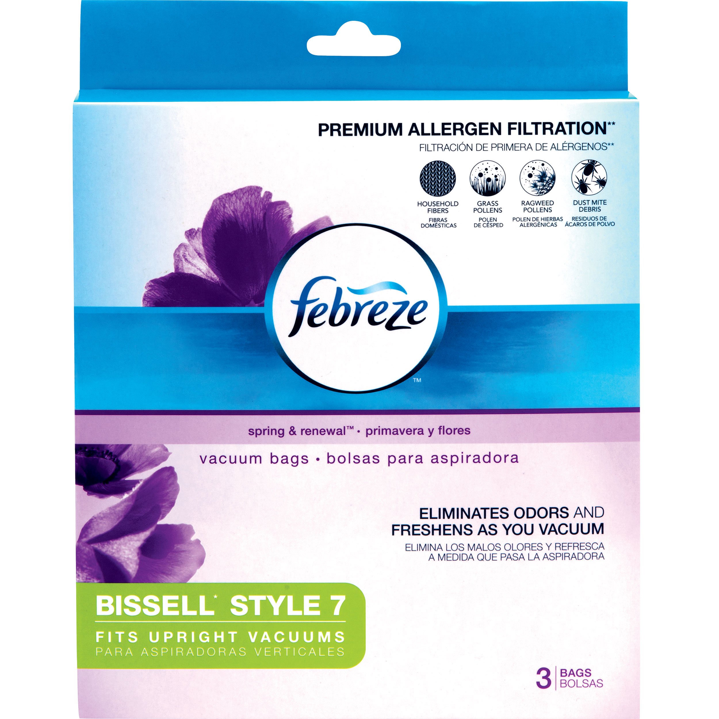 Febreze x3 BISSELL STYLE 7 VACUUM BAGS Powerforce Powerlifter Cleanview Lift-Off 
