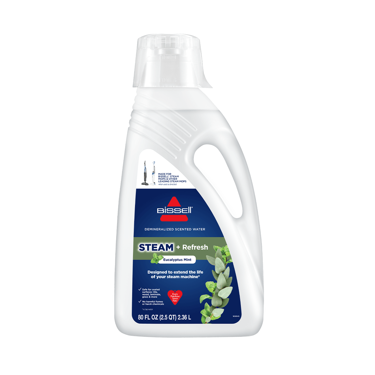 Eucalyptus Mint Demineralized Water for Steam Mops (80 oz. ) | 1392F