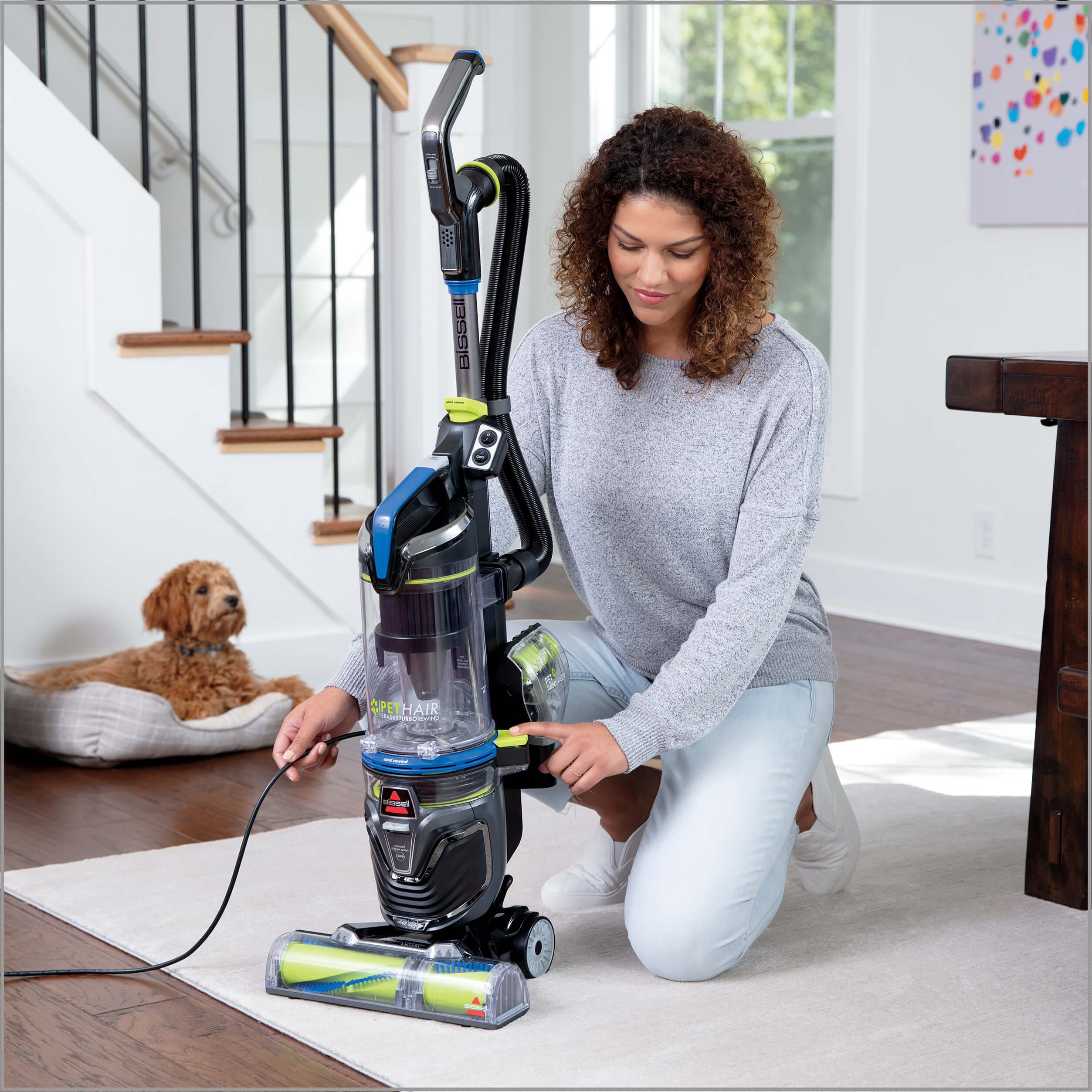 Pet Hair Eraser® Turbo Rewind 27909 | BISSELL® Vacuuming